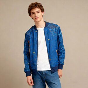 Black Panther Wakanda Forever Reversible Adult Bomber Jacket - Size S/ Disney